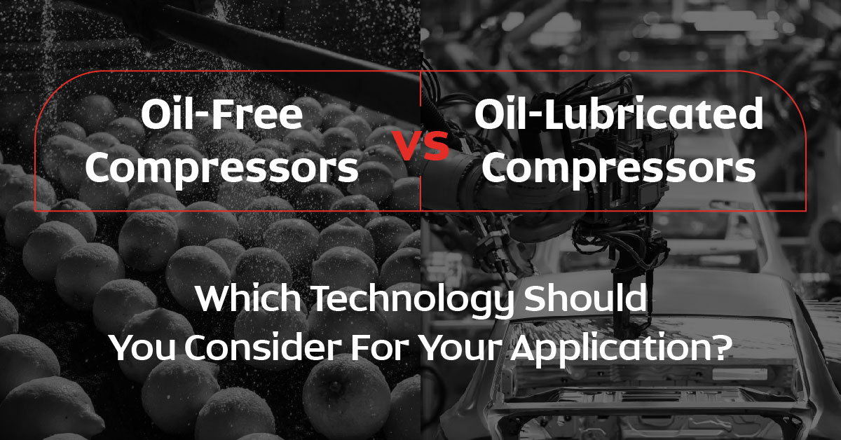 Compresores de tornillo sin aceite o lubricados con aceite: guía para elegir la tecnología adecuada según el uso