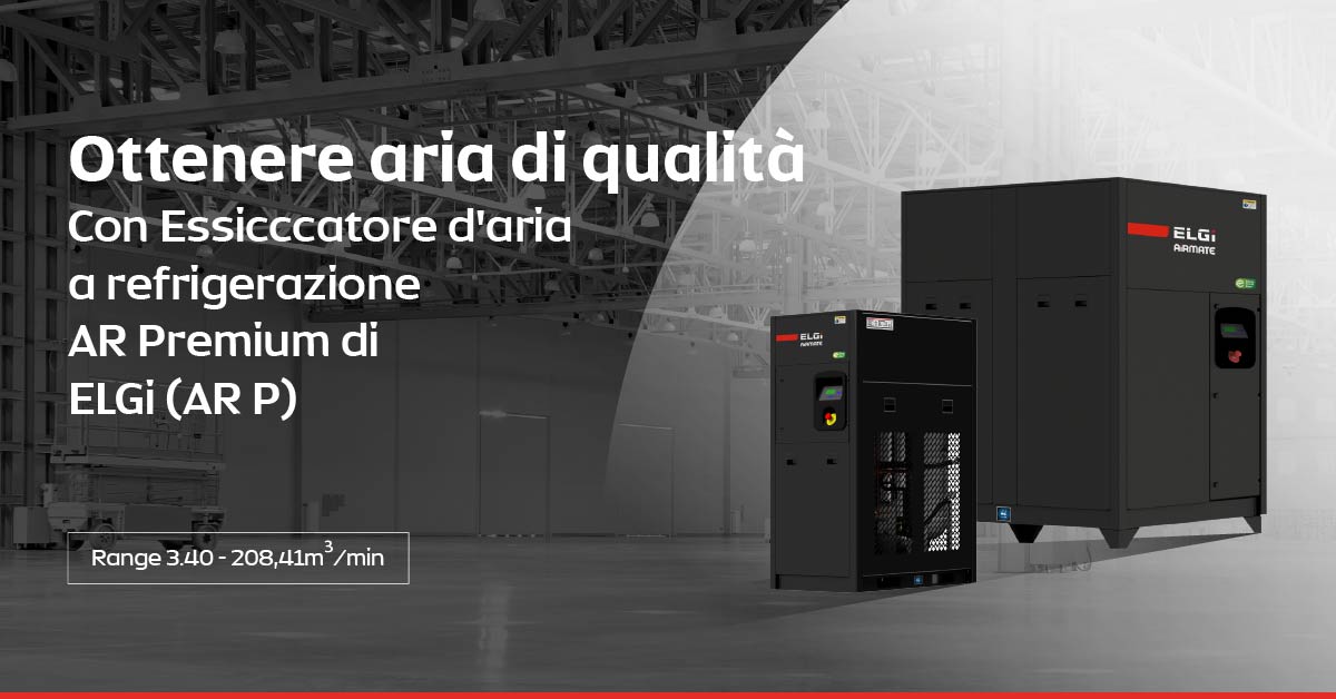 Come risparmiare energia nell’impianto di un compressore d’aria con essiccatore a refrigerazione ciclico a risparmio energetico?