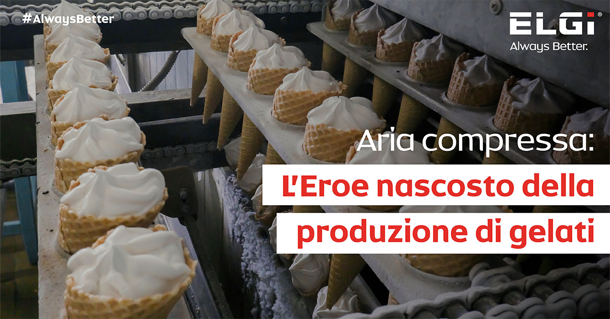 Una pallina d’aria: Aria compressa nella produzione del gelato