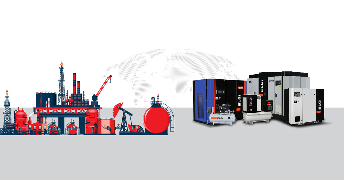 ELGi-luchtcompressoren Voorzien industrieën wereldwijd van energie