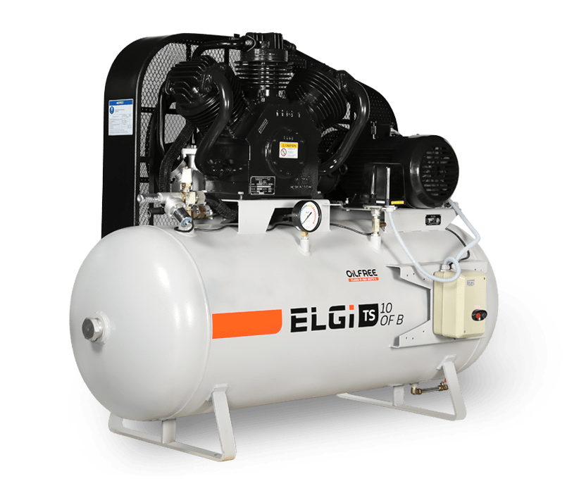 5-15 HP Two Stage Oil Free Reciprocating Air Compressors - ELGi