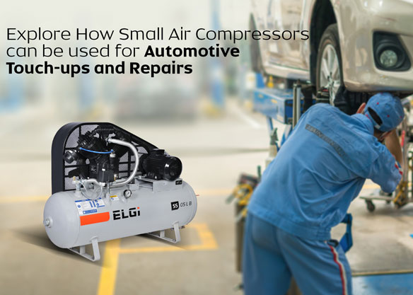 Explore how small air compressors can be used for automotive touch-ups and repairs